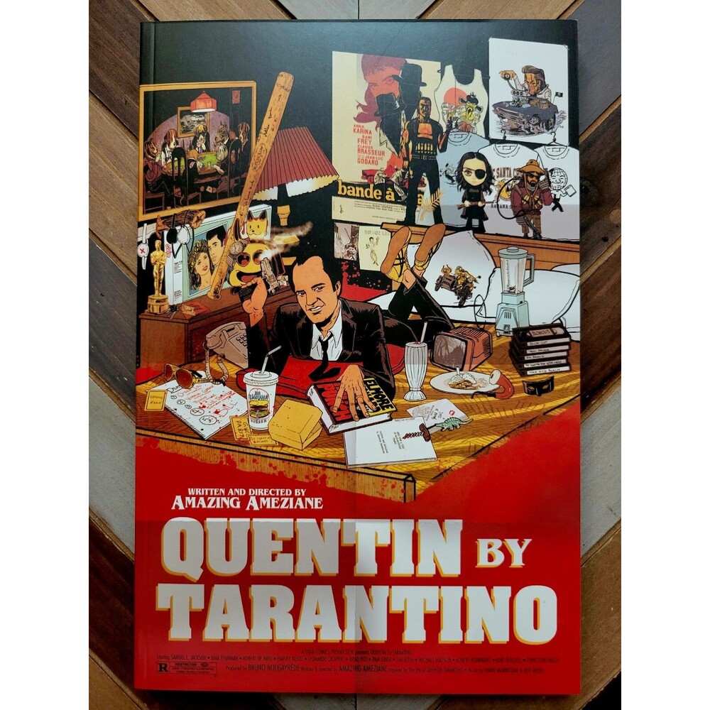 "Quentin by Tarantino" (2024 Paperback) by Amazing Améziane / Brand New